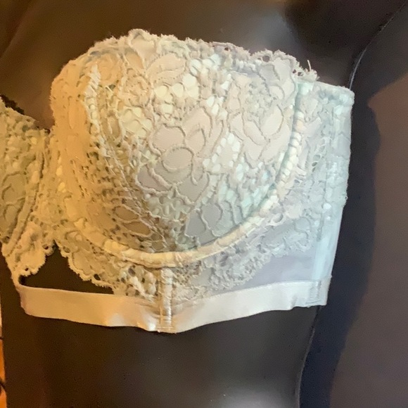 Victoria Secret Bra Lace Green 32DD Very Sexy #E11 - Picture 2 of 10